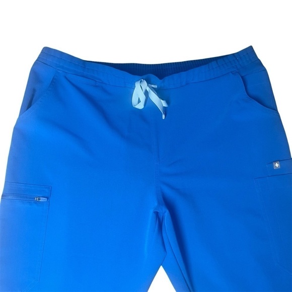 Figs royal blue Yola skinny scrub pants size XL - Picture 3 of 13